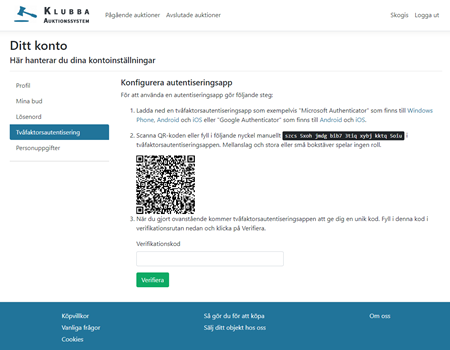 Säkerhet och certifikat